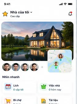 Giao diện Nhà của HomeLink